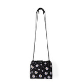 Kleine Daisy Crossbody-Tasche aus Polyestergewebe